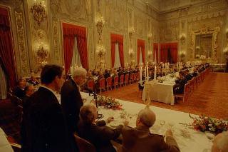 Pranzo offerto dal Presidente della Repubblica Francesco Cossiga per le Accademie Militari e gli Istituti di formazione e perfezionamento per i Quadri direttivi e dirigenziali delle Forze Armate e dei Corpi di Polizia