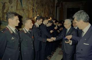 Pranzo offerto dal Presidente della Repubblica Francesco Cossiga per le Accademie Militari e gli Istituti di formazione e perfezionamento per i Quadri direttivi e dirigenziali delle Forze Armate e dei Corpi di Polizia