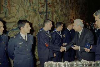 Pranzo offerto dal Presidente della Repubblica Francesco Cossiga per le Accademie Militari e gli Istituti di formazione e perfezionamento per i Quadri direttivi e dirigenziali delle Forze Armate e dei Corpi di Polizia