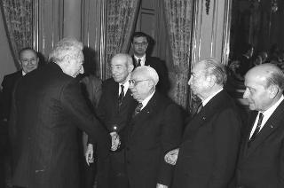 Incontro con i componenti del Consiglio nazionale uscente ed entrante della Federazione dei Maestri del Lavoro d'Italia