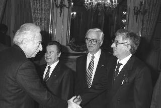 Incontro con i componenti del Consiglio nazionale uscente ed entrante della Federazione dei Maestri del Lavoro d'Italia