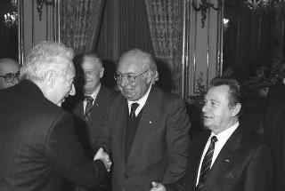 Incontro con i componenti del Consiglio nazionale uscente ed entrante della Federazione dei Maestri del Lavoro d'Italia