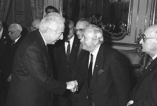 Incontro con i componenti del Consiglio nazionale uscente ed entrante della Federazione dei Maestri del Lavoro d'Italia