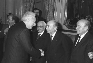 Incontro con i componenti del Consiglio nazionale uscente ed entrante della Federazione dei Maestri del Lavoro d'Italia