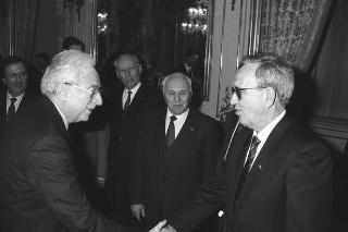 Incontro con i componenti del Consiglio nazionale uscente ed entrante della Federazione dei Maestri del Lavoro d'Italia