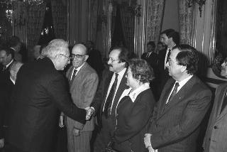 Incontro con i componenti del Consiglio nazionale uscente ed entrante della Federazione dei Maestri del Lavoro d'Italia