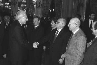 Incontro con i componenti del Consiglio nazionale uscente ed entrante della Federazione dei Maestri del Lavoro d'Italia