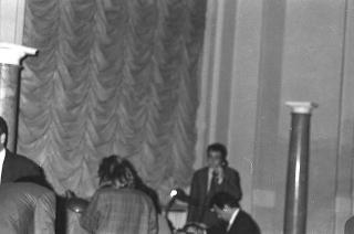 Crisi del VI Governo Andreotti. Il Presidente della Repubblica Francesco Cossiga riceve i rappresentanti dei partiti per le consultazioni