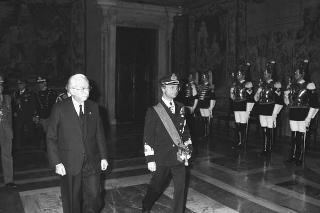 Visita di Stato delle Loro Maestà Il Re Carlo XVI Gustavo di Svezia e la Regina Silvia