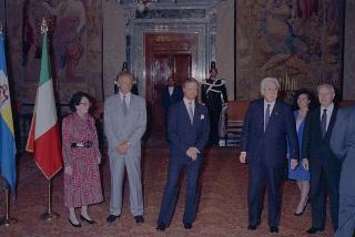 Visita di Stato delle Loro Maestà Il Re Carlo XVI Gustavo di Svezia e la Regina Silvia
