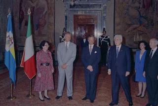 Visita di Stato delle Loro Maestà Il Re Carlo XVI Gustavo di Svezia e la Regina Silvia