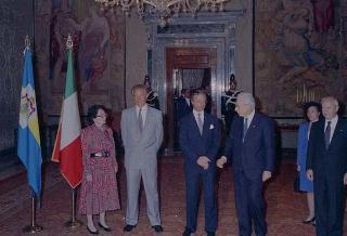 Visita di Stato delle Loro Maestà Il Re Carlo XVI Gustavo di Svezia e la Regina Silvia