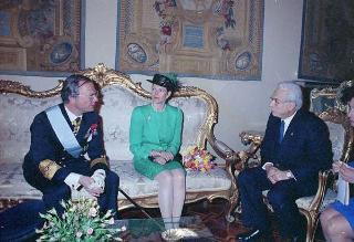 Visita di Stato delle Loro Maestà Il Re Carlo XVI Gustavo di Svezia e la Regina Silvia