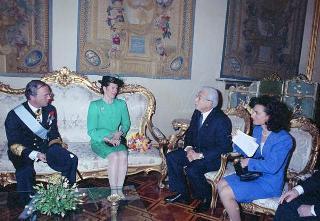 Visita di Stato delle Loro Maestà Il Re Carlo XVI Gustavo di Svezia e la Regina Silvia