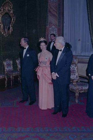 Visita di Stato delle Loro Maestà Il Re Carlo XVI Gustavo di Svezia e la Regina Silvia