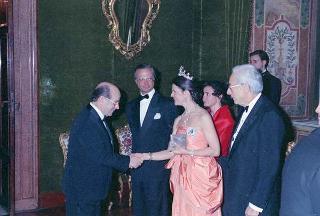 Visita di Stato delle Loro Maestà Il Re Carlo XVI Gustavo di Svezia e la Regina Silvia