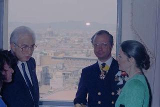 Visita di Stato delle Loro Maestà Il Re Carlo XVI Gustavo di Svezia e la Regina Silvia