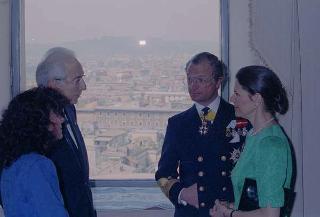 Visita di Stato delle Loro Maestà Il Re Carlo XVI Gustavo di Svezia e la Regina Silvia