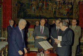 Giuramento del VII Governo Andreotti