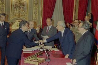 Giuramento del VII Governo Andreotti