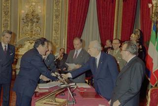 Giuramento del VII Governo Andreotti