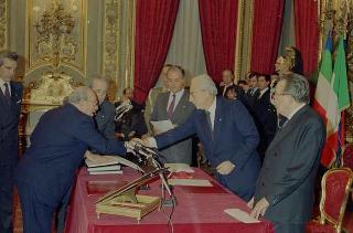Giuramento del VII Governo Andreotti