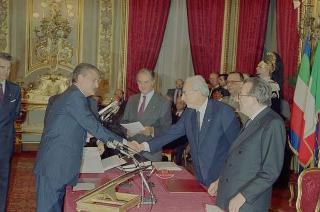 Giuramento del VII Governo Andreotti
