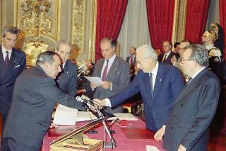 Giuramento del VII Governo Andreotti