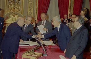 Giuramento del VII Governo Andreotti