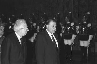 Visita di Stato del Presidente della Repubblica del Cile Patricio Aylwin e della signora Aylwin