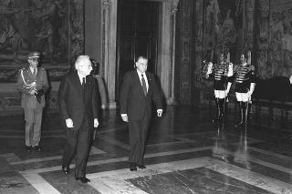 Visita di Stato del Presidente della Repubblica del Cile Patricio Aylwin e della signora Aylwin