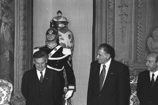 Visita di Stato del Presidente della Repubblica del Cile Patricio Aylwin e della signora Aylwin
