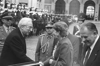Visita di Stato del Presidente della Repubblica del Cile Patricio Aylwin e della signora Aylwin