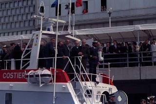 Intervento del Presidente della Repubblica Francesco Cossiga a Genova per l'inaugurazione della mostra "Eurameriflora '91"