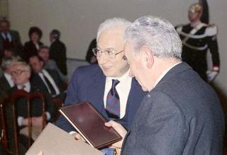 Intervento del Presidente della Repubblica Francesco Cossiga a Genova per l'inaugurazione della mostra "Eurameriflora '91"
