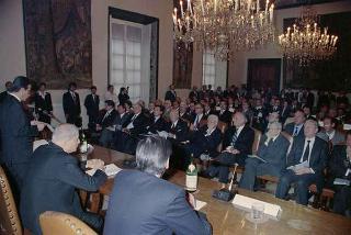 Intervento del Presidente della Repubblica Francesco Cossiga a Genova per l'inaugurazione della mostra "Eurameriflora '91"