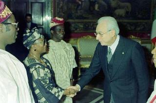 signora Judith Sefi Attah, nuovo ambasciatore della Repubblica Federale della Nigeria: presentazione delle Lettere credenziali