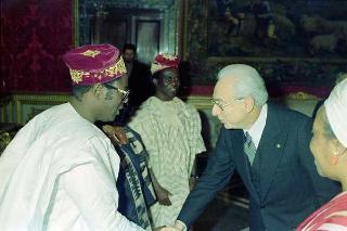 signora Judith Sefi Attah, nuovo ambasciatore della Repubblica Federale della Nigeria: presentazione delle Lettere credenziali