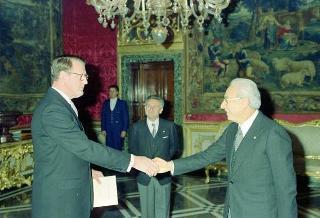 Ingvi S. Ingvarsson, nuovo ambasciatore della Repubblica d'Islanda: presentazione delle Lettere credenziali