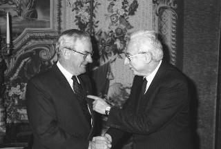 Incontro con il Governatore Generale di Australia Bill Hayden