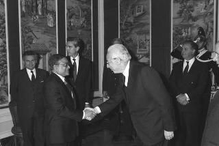 Incontro con il Presidente della Repubblica delle Maldive Maumoon Abdul Gayoom