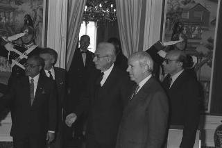 Incontro con il Presidente della Repubblica delle Maldive Maumoon Abdul Gayoom