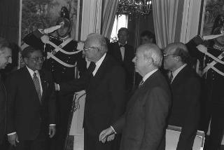 Incontro con il Presidente della Repubblica delle Maldive Maumoon Abdul Gayoom