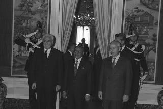 Incontro con il Presidente della Repubblica delle Maldive Maumoon Abdul Gayoom