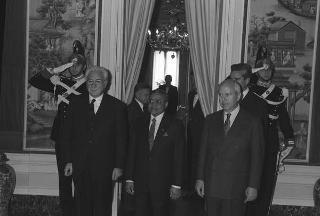 Incontro con il Presidente della Repubblica delle Maldive Maumoon Abdul Gayoom