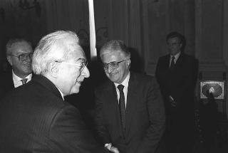 Intervento del Presidente della Repubblica Francesco Cossiga alla cerimonia di commemorazione del senatore a vita Cesare Merzagora