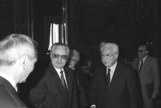 Incontro del Presidente della Repubblica Francesco Cossiga con il Presidente della Repubblica di Croazia Franjo Tudjman