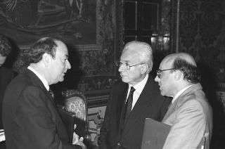 Incontro del Presidente della Repubblica Francesco Cossiga con il Presidente della Repubblica di Croazia Franjo Tudjman