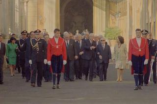 Ricevimento per il Corpo diplomatico, in occasione della Festa Nazionale della Repubblica nei Giardini del Quirinale