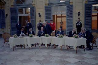 Ricevimento per il Corpo diplomatico, in occasione della Festa Nazionale della Repubblica nei Giardini del Quirinale